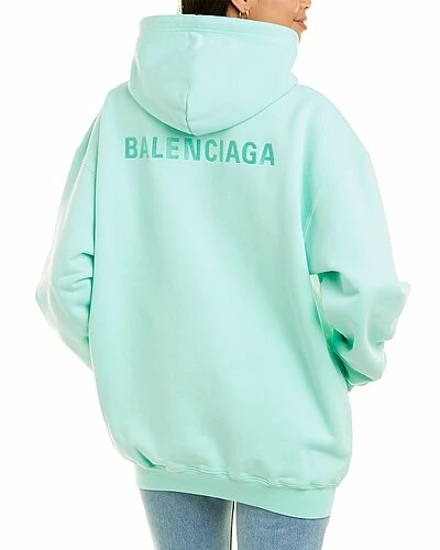Balenciaga Logo Hoodie Women 2 Balenciaga Logo Hoodie Women - Image 2
