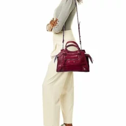 Balenciaga Small Croc-Embossed Leather Shoulder Bag Women 8 Balenciaga Small Croc-Embossed Leather Shoulder Bag Women -Makeups Sales Shop 1111278699 RLLD 4