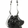 Balenciaga Le Cagole Leather Bucket Bag Women