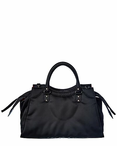 Balenciaga Neo Classic Medium Nylon Shoulder Bag Women 2 Balenciaga Neo Classic Medium Nylon Shoulder Bag Women - Image 2