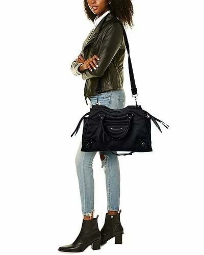 Balenciaga Neo Classic Medium Nylon Shoulder Bag Women 4 Balenciaga Neo Classic Medium Nylon Shoulder Bag Women - Image 4