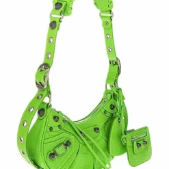 Balenciaga Le Cagole XS Croc-Embossed Leather Shoulder Bag Women 7 Balenciaga Le Cagole XS Croc-Embossed Leather Shoulder Bag Women -Makeups Sales Shop 1160506637 RLLD 3