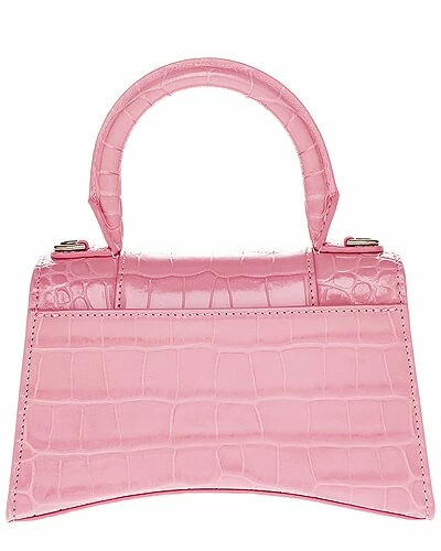 Balenciaga Hourglass XS Croc-Embossed Leather Top Handle Satchel Women 2 Balenciaga Hourglass XS Croc-Embossed Leather Top Handle Satchel Women - Image 2