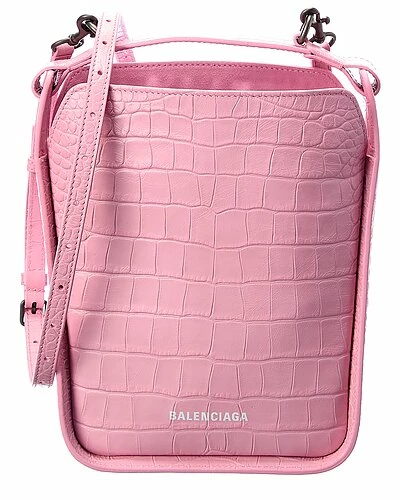 Balenciaga Tool 2.0 XS North-South Croc-Embossed Leather Tote Women 1 Balenciaga Tool 2.0 XS North-South Croc-Embossed Leather Tote Women