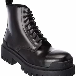 Balenciaga Strike Leather Bootie Men