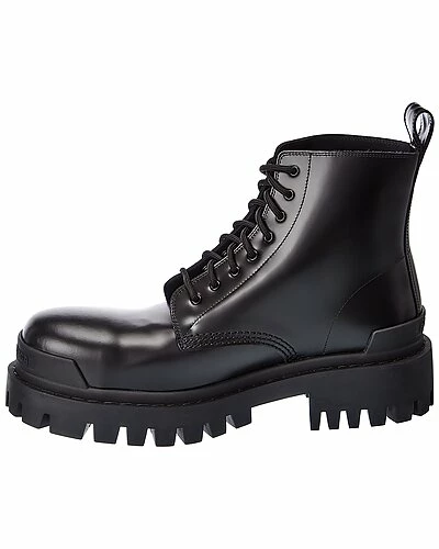 Balenciaga Strike Leather Bootie Men 2 Balenciaga Strike Leather Bootie Men - Image 2