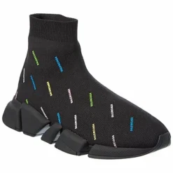 Balenciaga Speed 2.0 Allover Logo Sock Sneaker Men