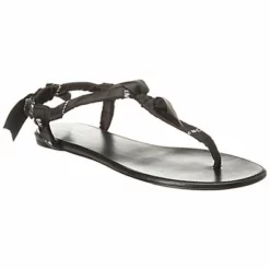 Default 27 Balenciaga Satin Logo Sandal Women
