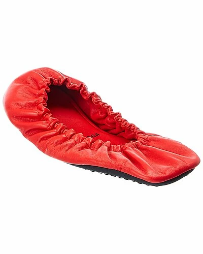 Balenciaga Tug Leather Ballerina Flat Women 1 Balenciaga Tug Leather Ballerina Flat Women