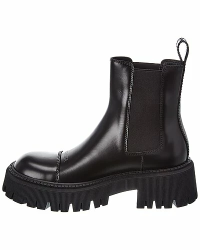 Balenciaga Tractor Leather Bootie Women 2 Balenciaga Tractor Leather Bootie Women - Image 2