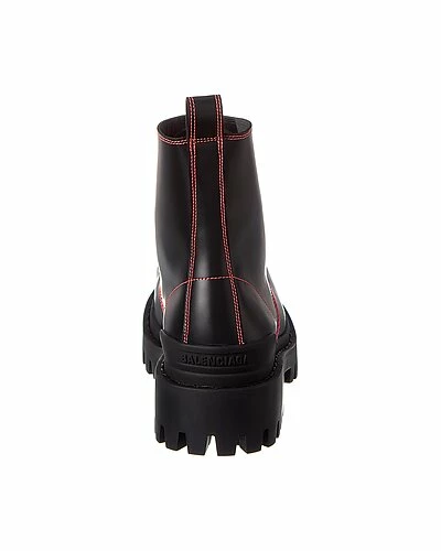 Balenciaga Strike Leather Bootie Women 3 Balenciaga Strike Leather Bootie Women - Image 3