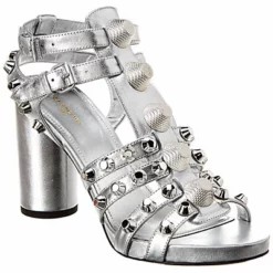 Default 29 Balenciaga Giant Studded Metallic Leather Sandal Women