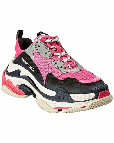 Balenciaga Triple S Leather Sneaker Women 1 Balenciaga Triple S Leather Sneaker Women