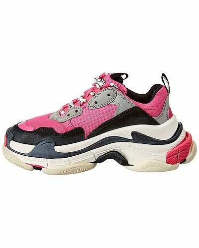 Balenciaga Triple S Leather Sneaker Women 2 Balenciaga Triple S Leather Sneaker Women - Image 2