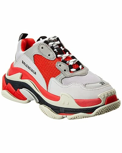 Balenciaga Triple S Leather Sneaker Women 1 Balenciaga Triple S Leather Sneaker Women