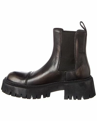 Balenciaga Tractor Leather Bootie Women 2 Balenciaga Tractor Leather Bootie Women - Image 2