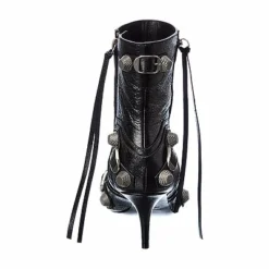 Balenciaga Cagole Leather Bootie Women 7 Balenciaga Cagole Leather Bootie Women -Makeups Sales Shop 1313451618 RLLD 3