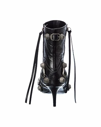 Balenciaga Cagole Leather Bootie Women 3 Balenciaga Cagole Leather Bootie Women - Image 3