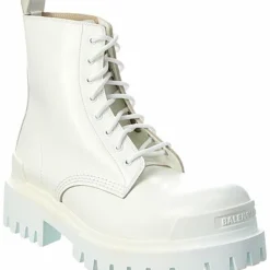 Balenciaga Strike Leather Boot Women
