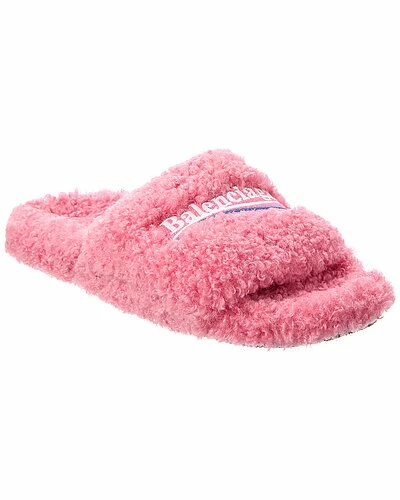 Balenciaga Furry Slide Women 1 Balenciaga Furry Slide Women
