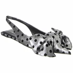 Balenciaga Polka Dot Slingback Flat Women