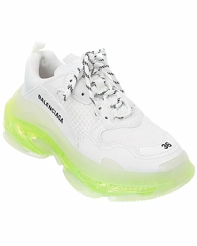 Balenciaga Triple S Clear Sole Sneaker Women White 6 Balenciaga Triple S Clear Sole Sneaker Women White - Image 6