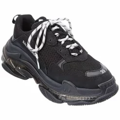 Balenciaga Triple S Clear Sole Sneaker Women Black