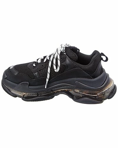 Balenciaga Triple S Clear Sole Sneaker Women Black 2 Balenciaga Triple S Clear Sole Sneaker Women Black - Image 2