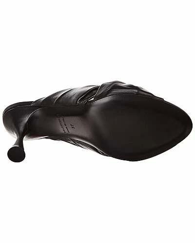 Balenciaga Drapy Leather Mule Women 4 Balenciaga Drapy Leather Mule Women - Image 4