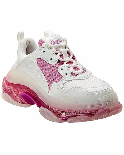 Balenciaga Triple S Leather Sneaker Women 1 Balenciaga Triple S Leather Sneaker Women